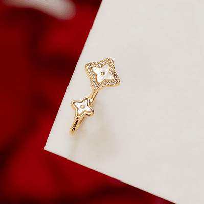 Anillo Double Lottus Ajustable