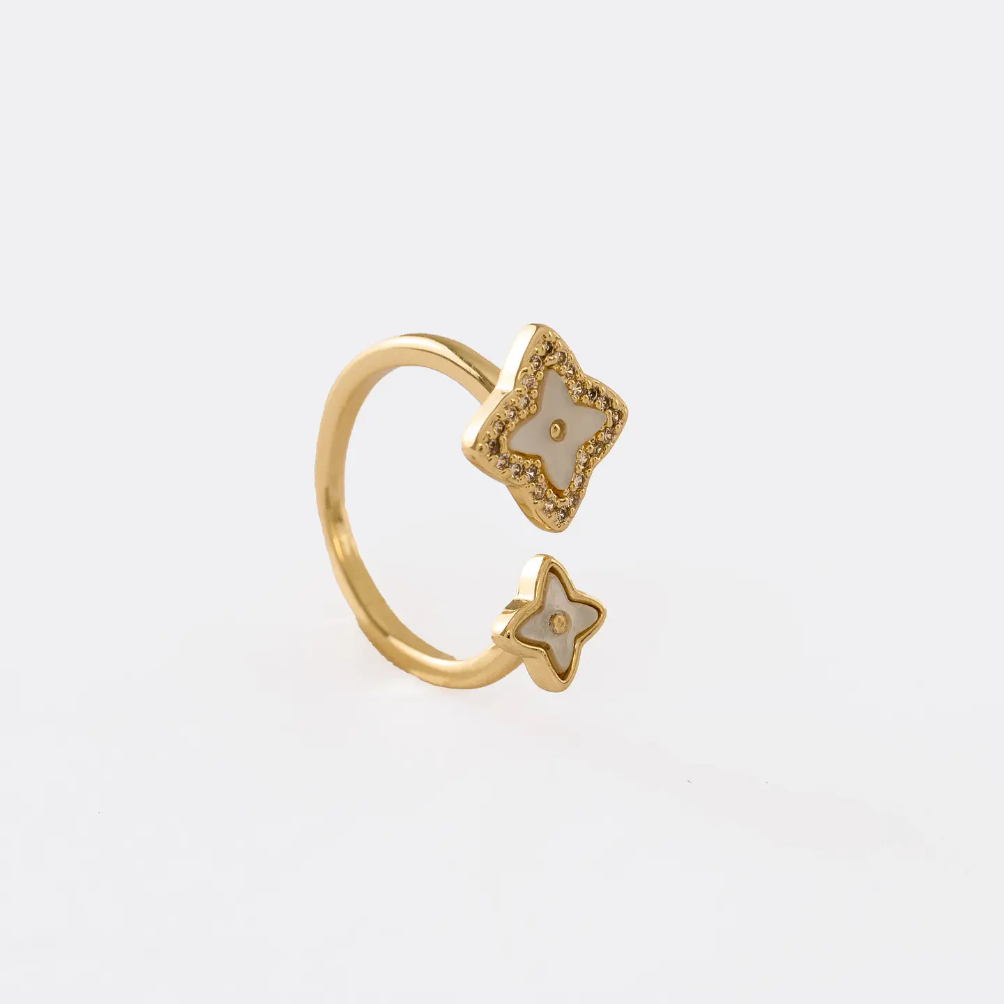 Anillo Double Lottus Ajustable 2