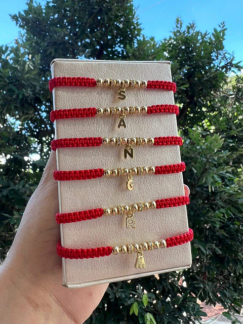 Pulsera Iniciales tejidas