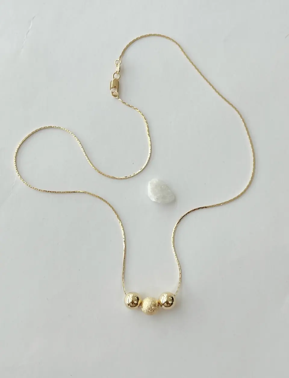 Cadena tejido Cabello de Angel  3 B 1