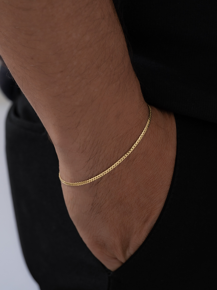 Pulsera Serpiente Plana Finita  1