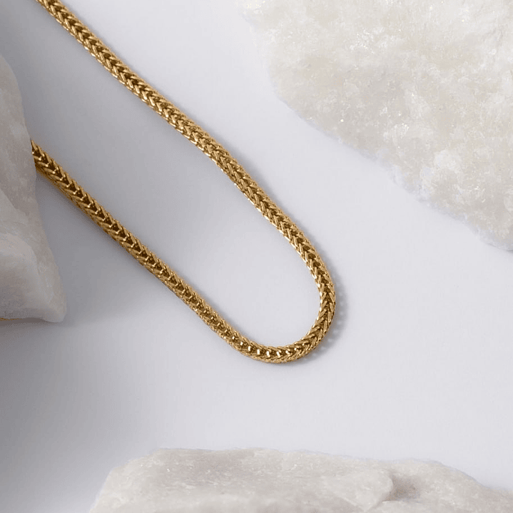 Cadena Tejido Franco Cuadrada 2mm 65Cms 2