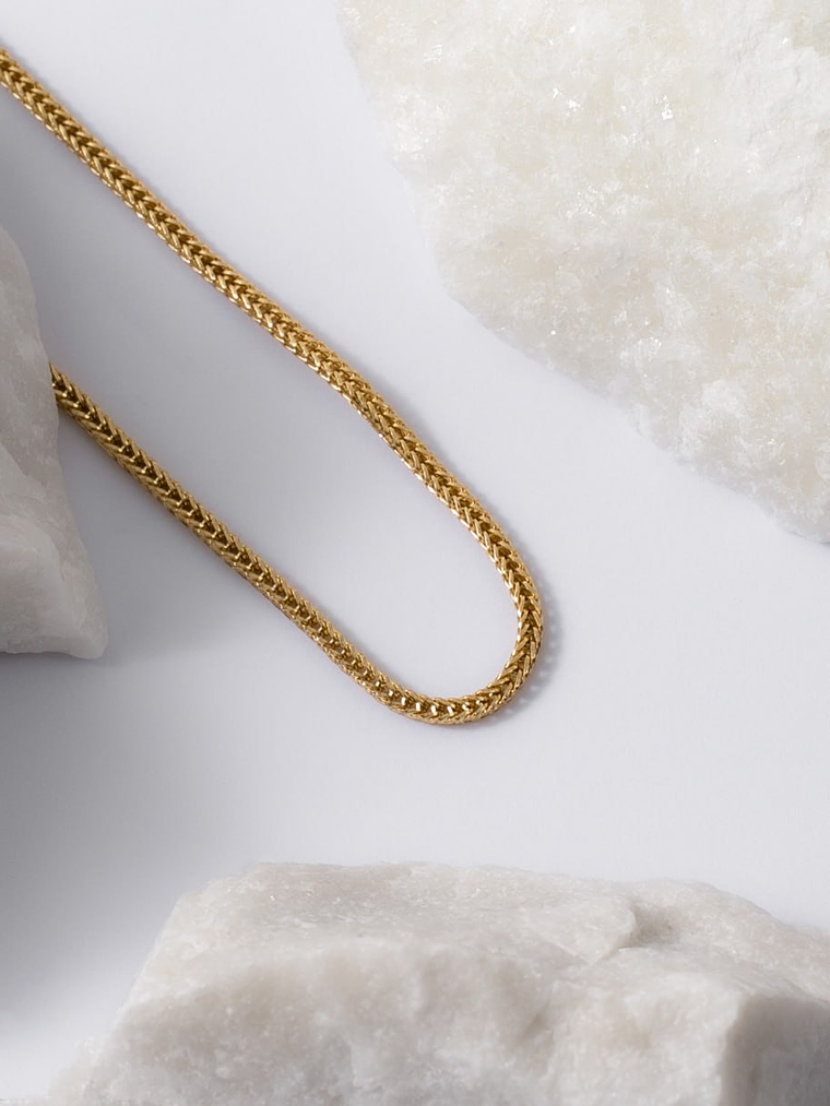 Cadena Tejido Franco Cuadrada 2mm 65Cms 2