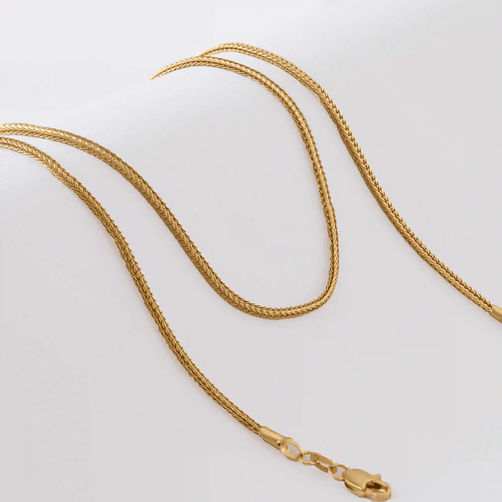 Cadena Tejido Franco Cuadrada 2mm 65Cms 1