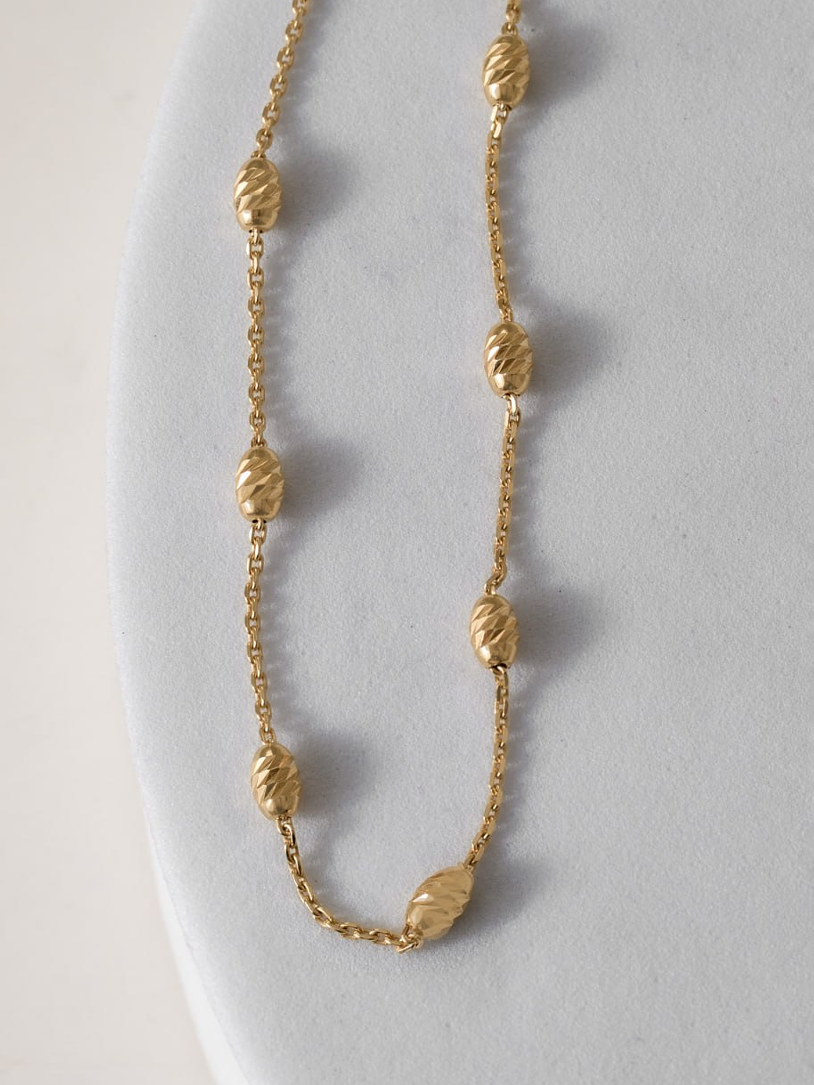 Cadena Tejido Militar Espaciada Ovalada Italy IT 65 Cms 1