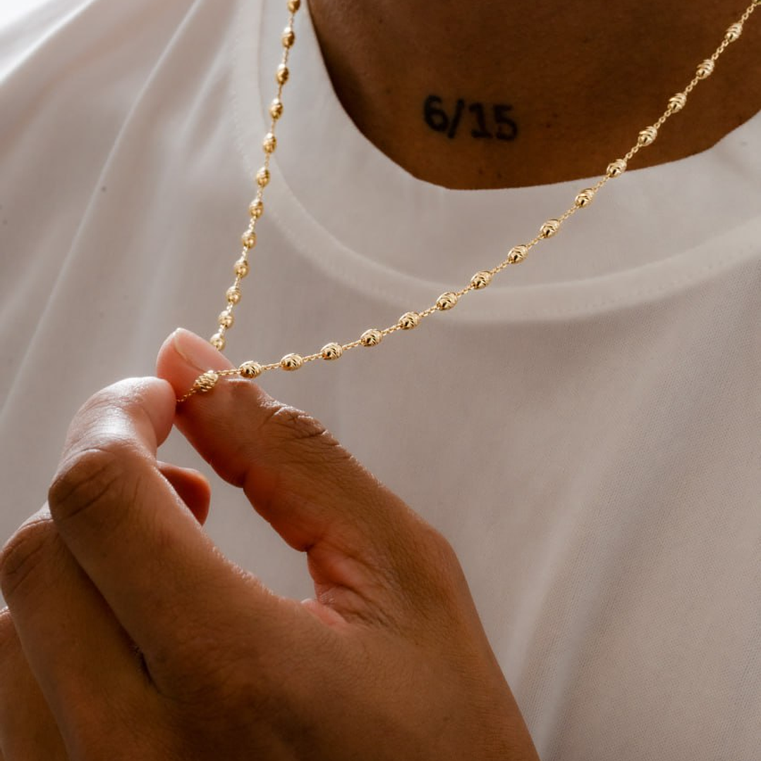 Cadena Tejido Militar Ovalada Italy IT 65 Cms 1