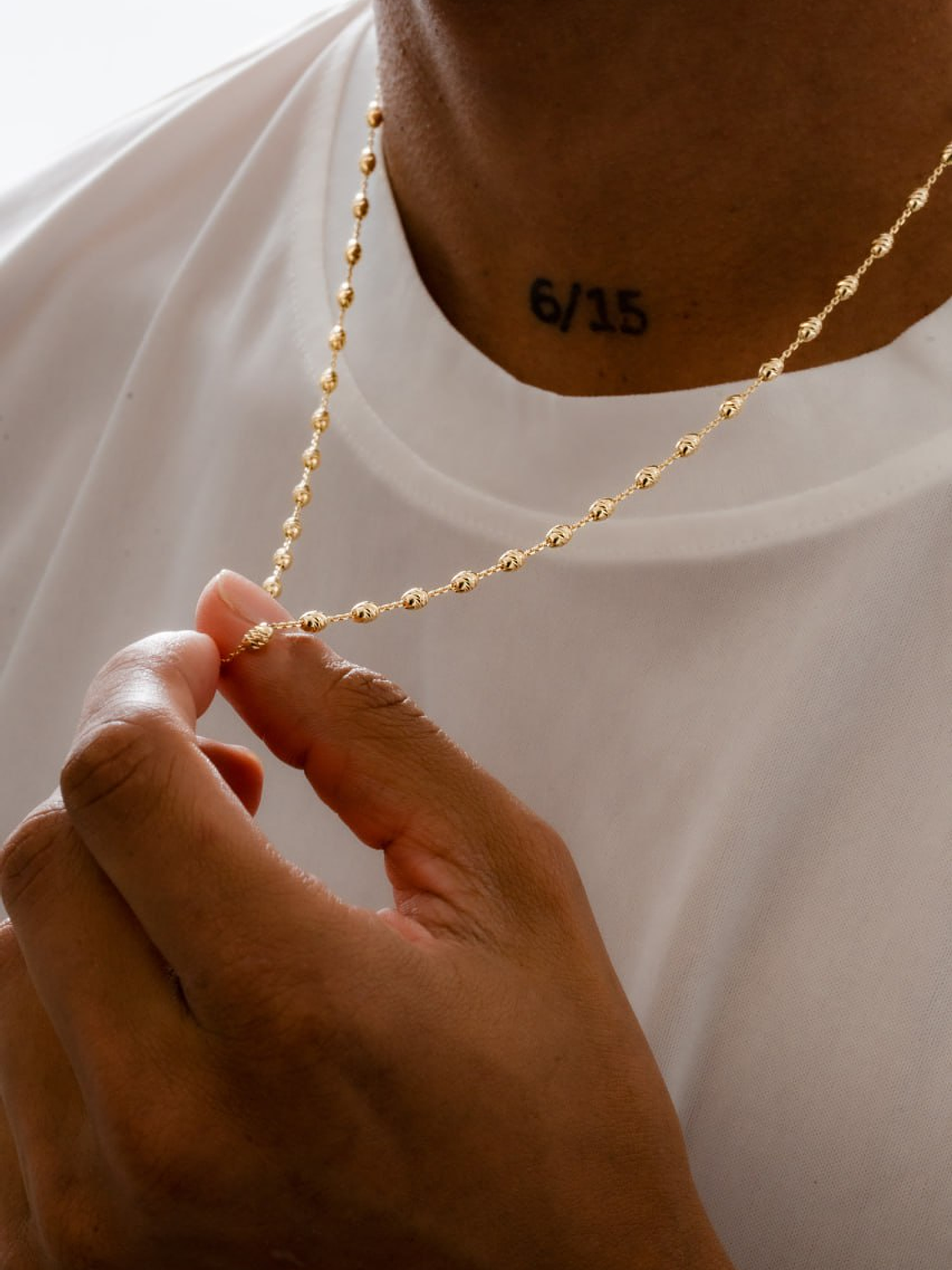 Cadena Tejido Militar Ovalada Italy IT 65 Cms 1