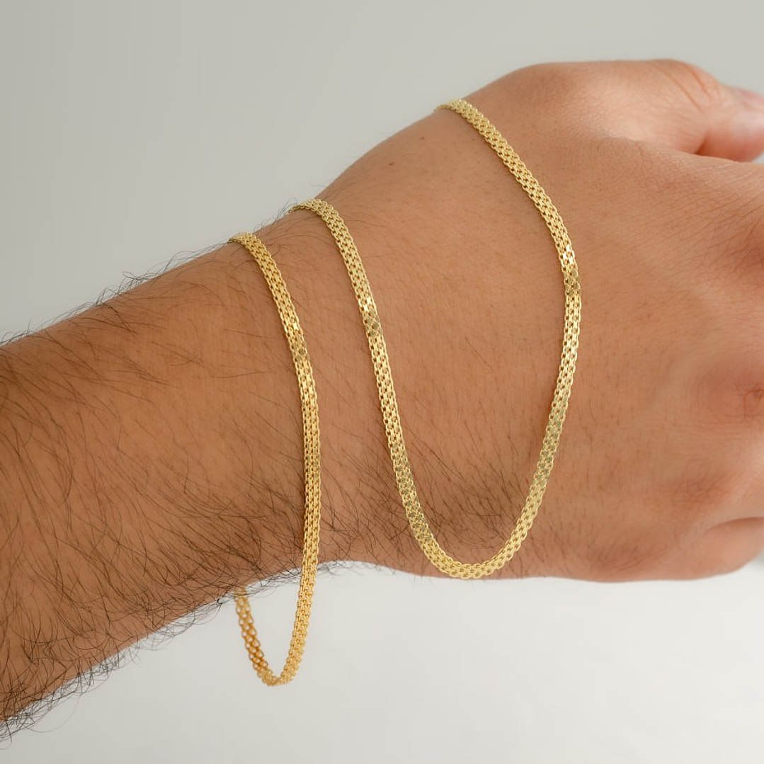 Cadena Tejido Chino IT 3 mm 45 Cms 1