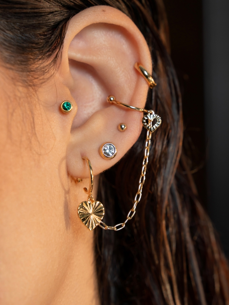 Areta Cadena Corazon  Diamantado 1