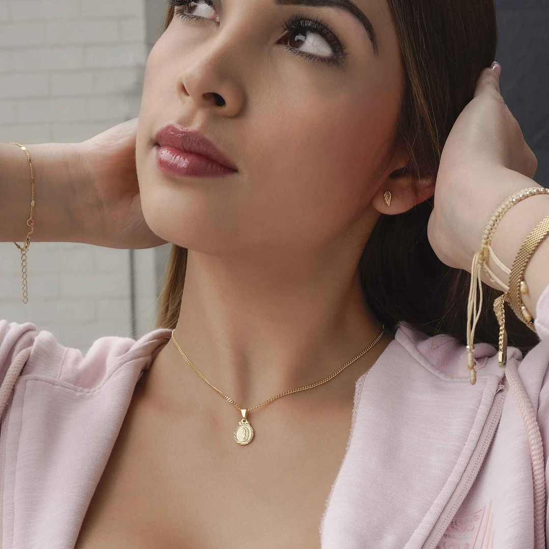 Dije Virgen de Guadalupe  Diamantado 1