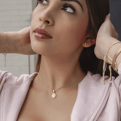 Dije Virgen de Guadalupe  Diamantado