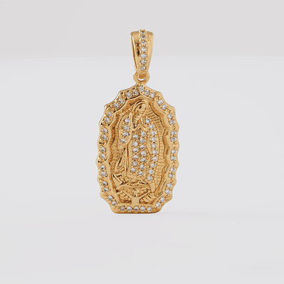 Dije Medalla De Guadalupe
