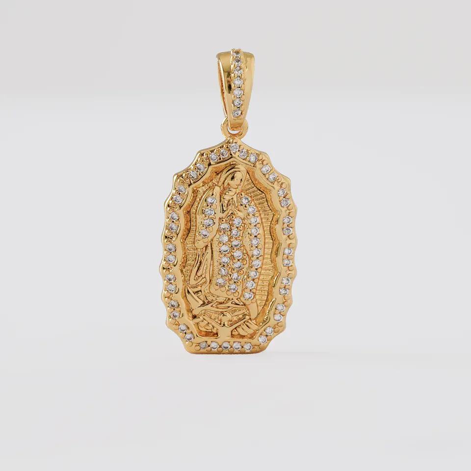 Dije Medalla De Guadalupe 1