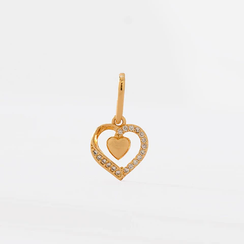 Dije Double Heart
