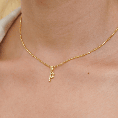 Dijes Letra Iniciales en Circonia 