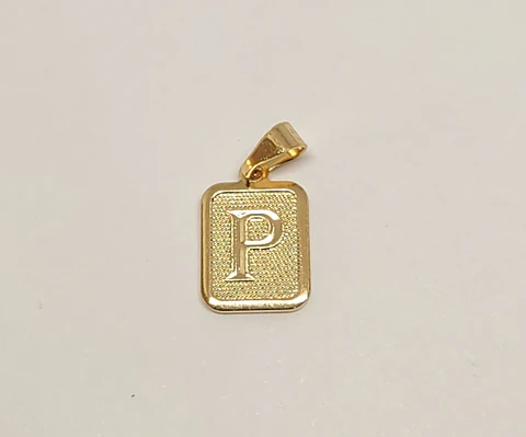 DIje Placa Letra "P "