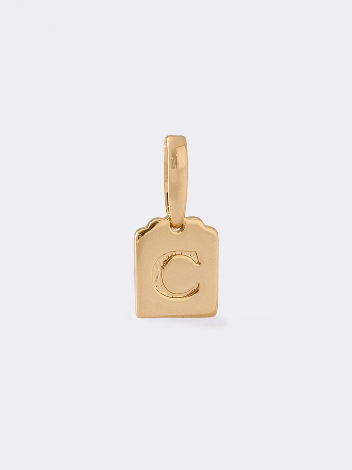 Dije Placa Letra C -1 1