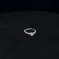 Anillo Promesa Solitario Moisanita Pave Ajustable - thumbnail 1