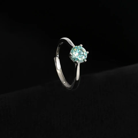 Anillo Promesa  Solitario Aurora MT 6P Ajustable