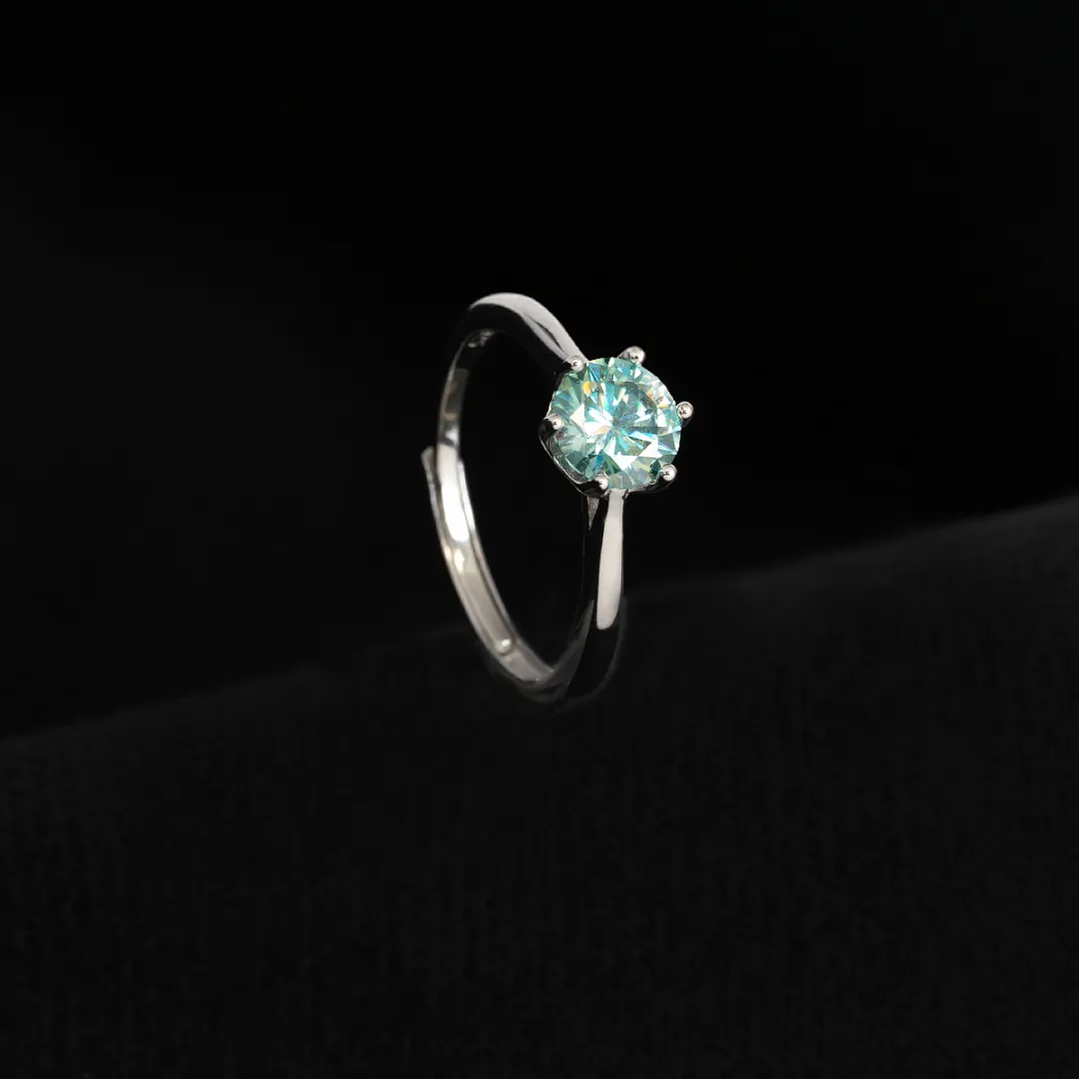 Anillo Promesa  Solitario Aurora MT 6P Ajustable 1