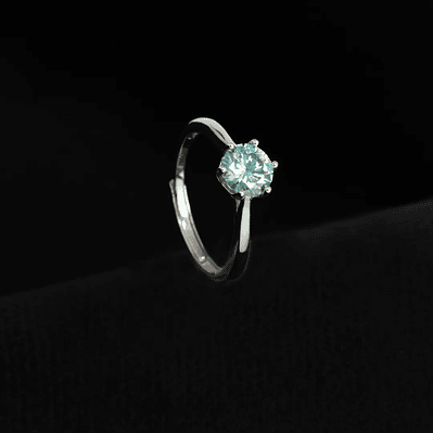 Anillo Promesa  Solitario Aurora MT 6P Ajustable