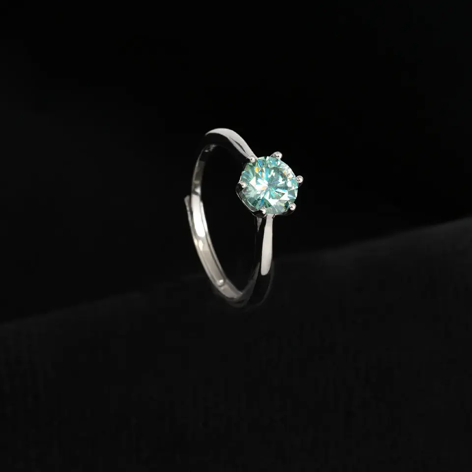 Anillo Promesa  Solitario Aurora MT 6P Ajustable 1