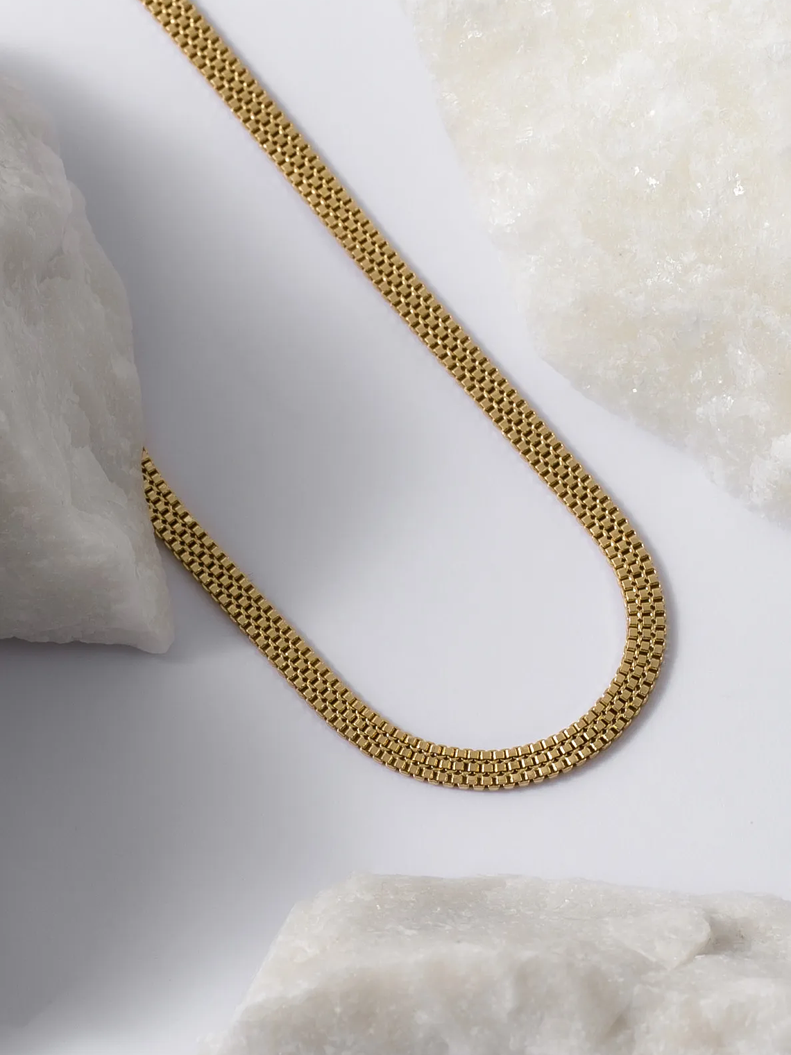 Cadena Tejido Veneciana 3mm 65cm 2