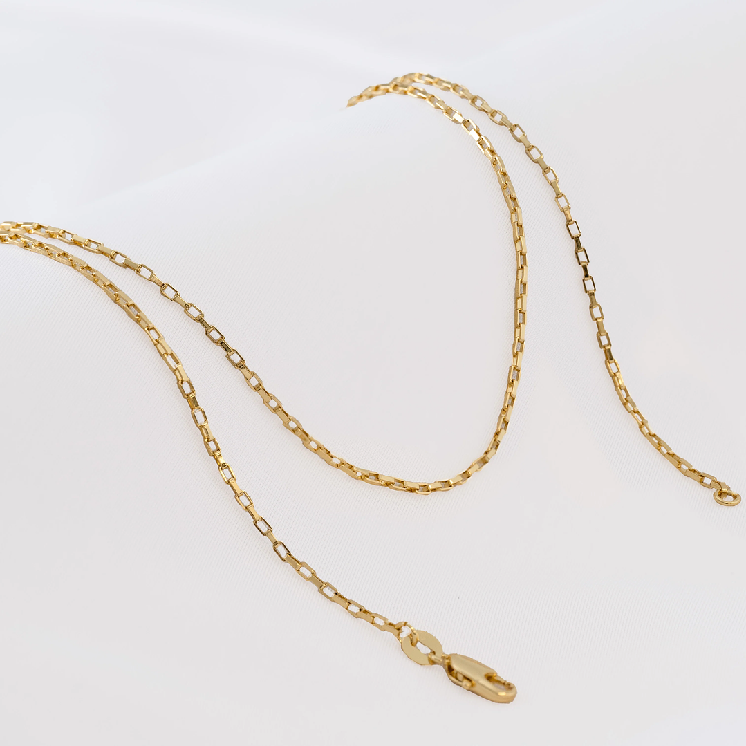 Cadena tejido Vintage 1.1 mm 45 Cms 1