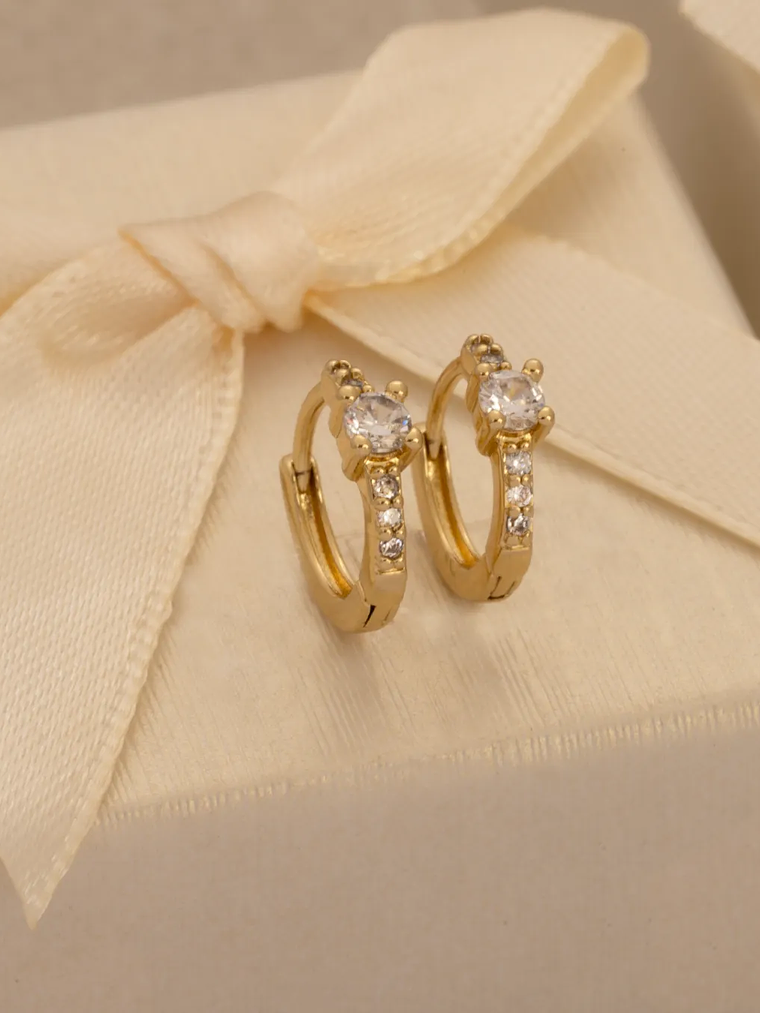 Candonga Solitario Crystal 13 mm 2