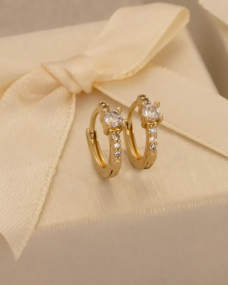 Candonga Solitario Crystal 13 mm 2