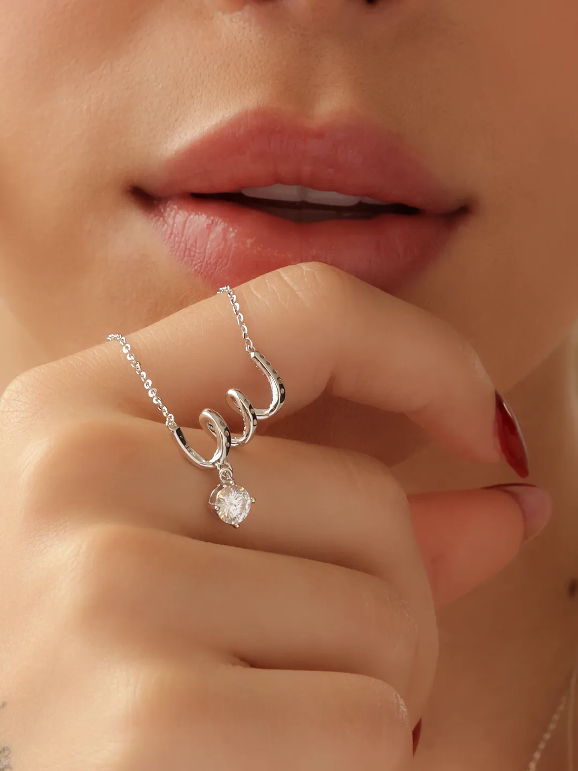 Gargantilla Wave Crystal 40 Cms + Ext 2