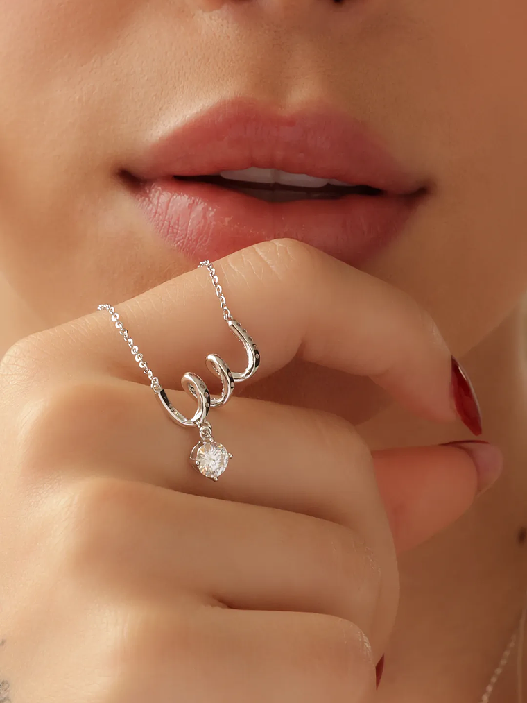 Gargantilla Wave Crystal 40 Cms + Ext 2