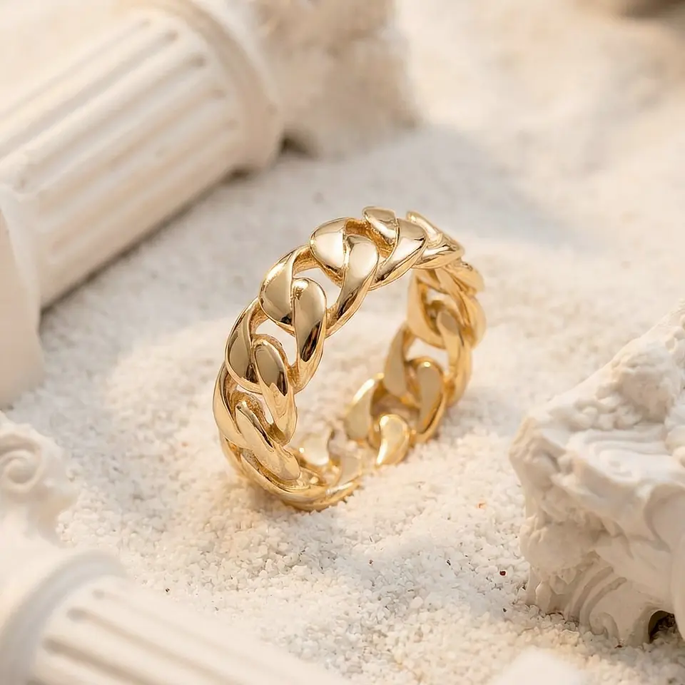 Anillo tipo Cubano 1