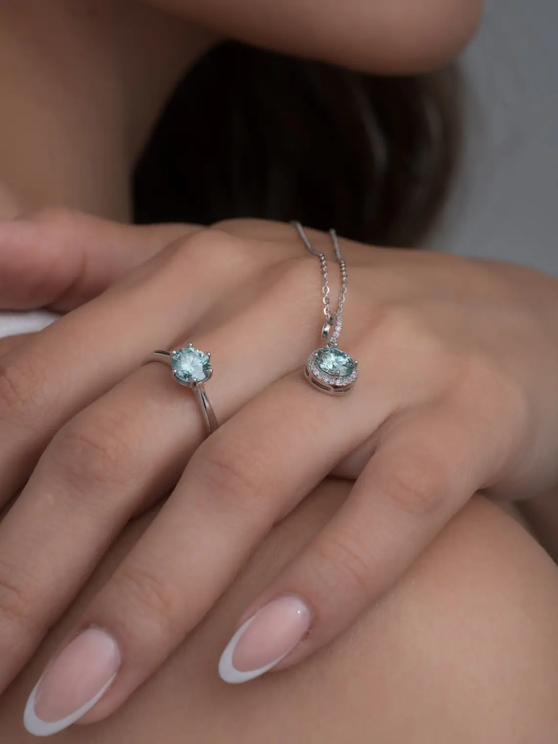 Anillo Promesa  Lumiere Boreal Pave Ajustable 3