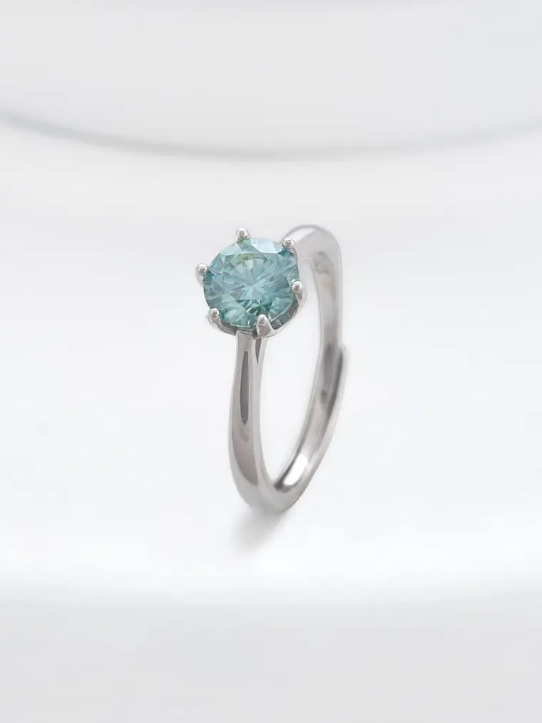 Anillo Promesa  Lumiere Boreal Pave Ajustable 1