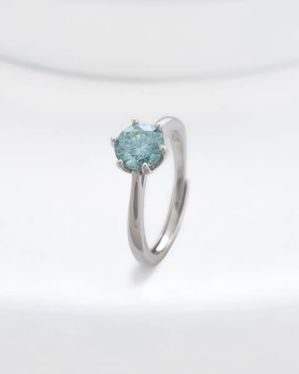 Anillo Promesa  Lumiere Boreal Pave Ajustable 1