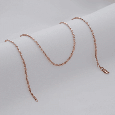 Cadena tejido  Barril Prismc Rose IT 45 Cms