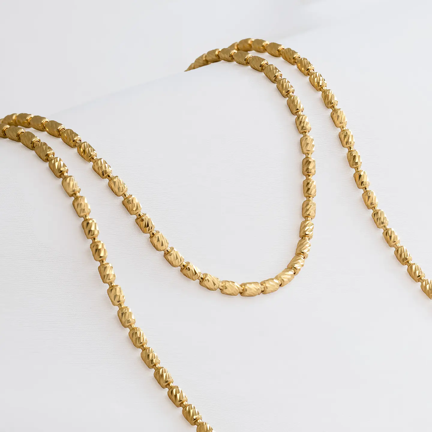 Cadena tejido Barril italy 3 mm 65 Cms 2