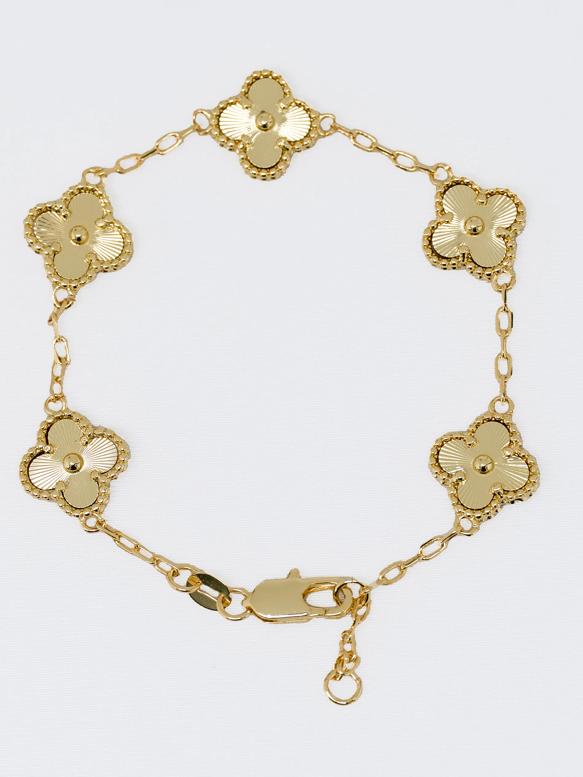 Pulsera Trebol Clover 1,2 cm 18 Cms 1