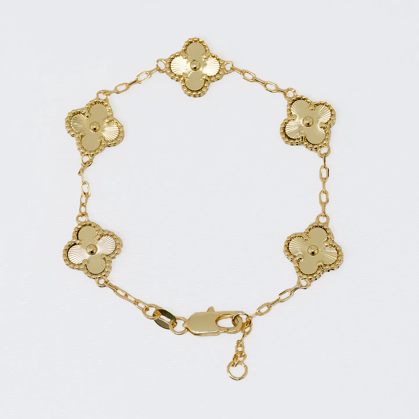 Pulsera Trebol Clover 1,2 cm 18 Cms 1