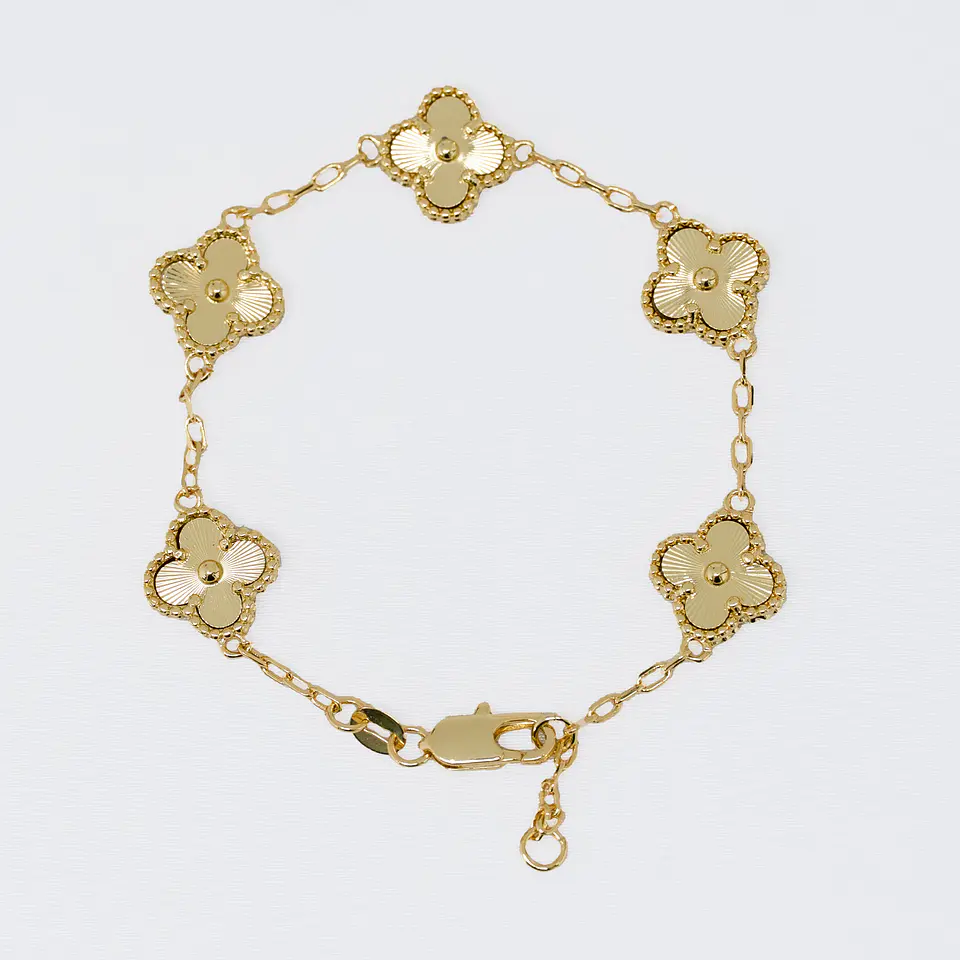Pulsera Trebol Clover 1,2 cm 18 Cms 1