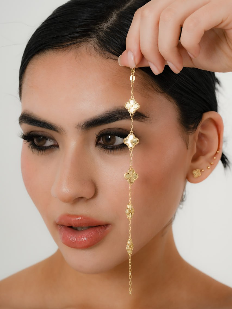 Pulsera Trebol Clover 1,2 cm 18 Cms 2