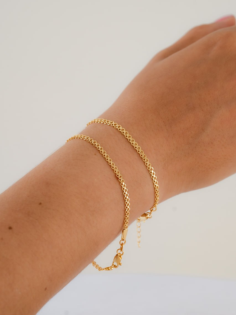 Pulsera Tejido Chino 3 Mm 20 Cms 3