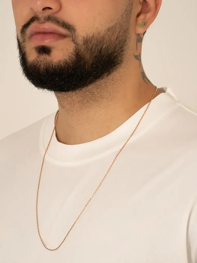 Cadena Tejido Tube Rose IT 65 Cms 2