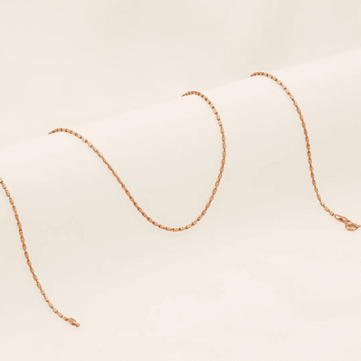 Cadena Tejido Tube Rose IT 65 Cms