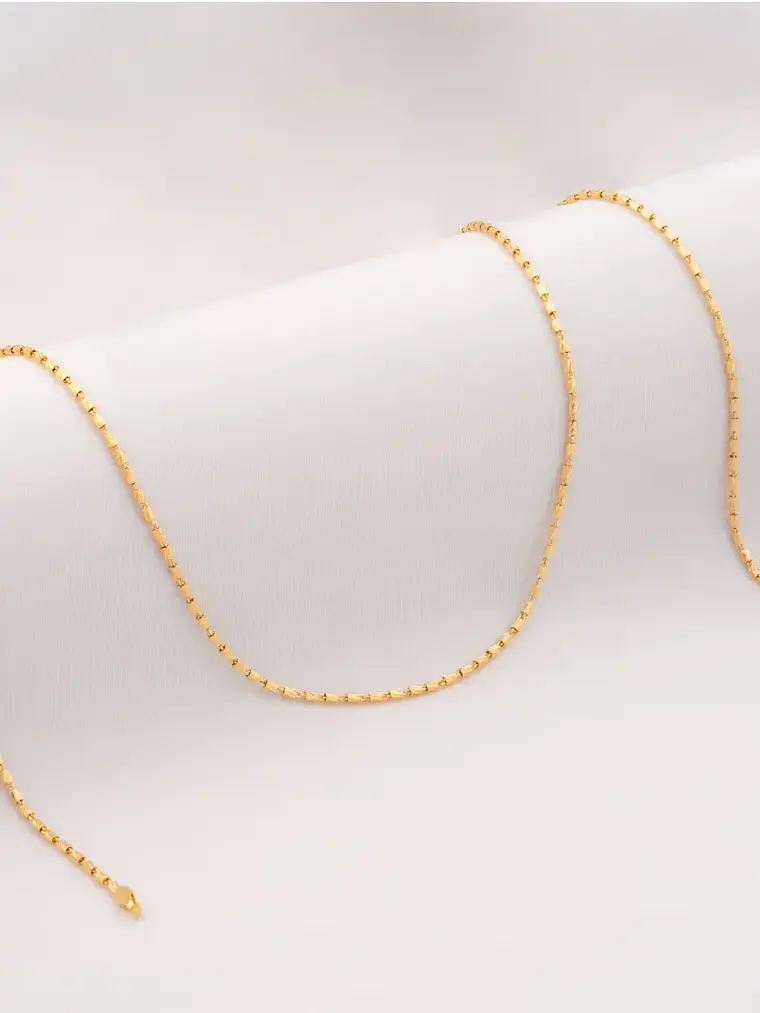 Cadena Tejido Tube Gold IT  1