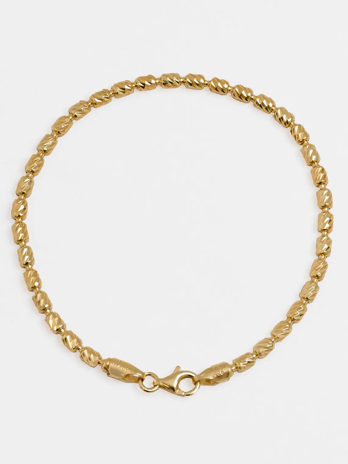 Pulsera tejido  Barril italy 3 mm 19.5 Cms 1