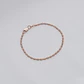 Pulsera tejido Barril Prismc Oro Rosa IT | 19.5 Cms - thumbnail 1