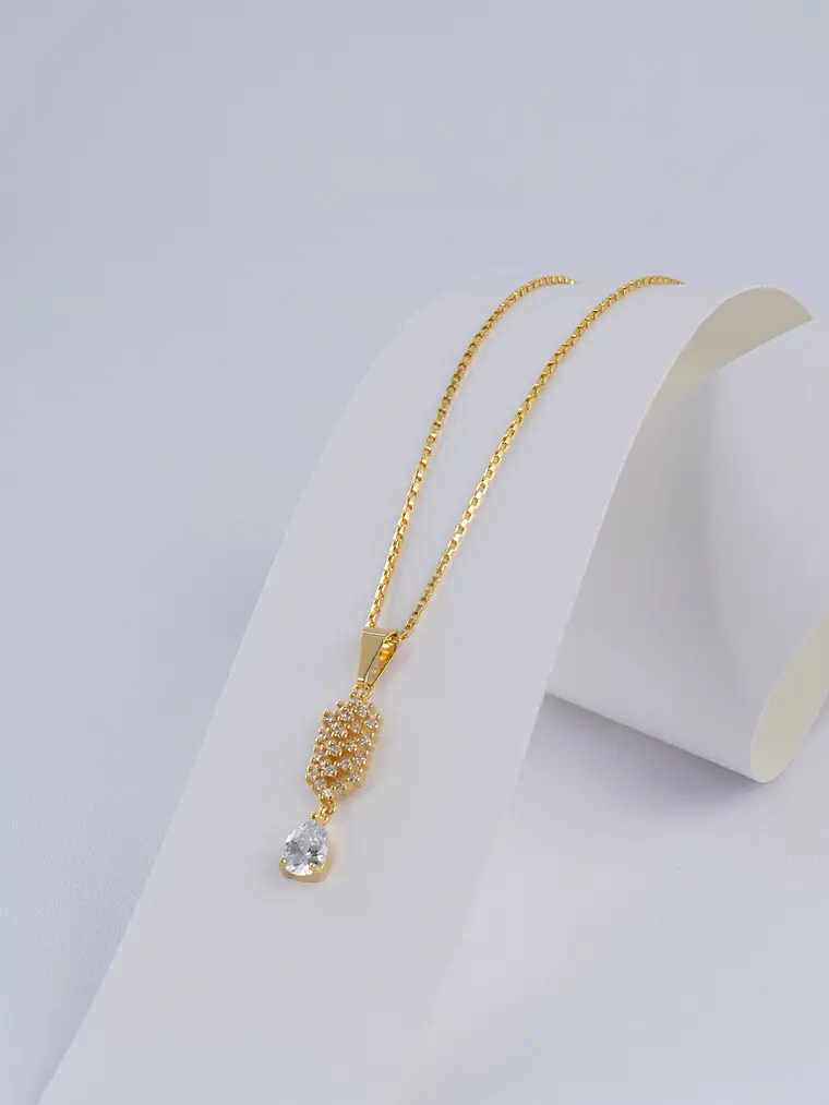 Set Cadena Vintage 1.1 mm 45 Cms +dije Colgante 1