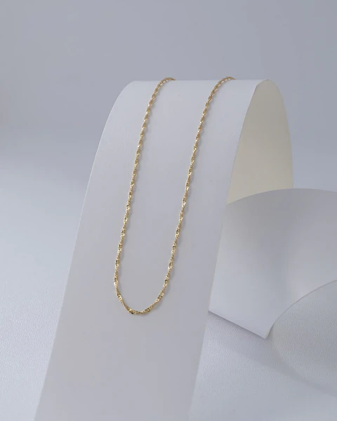 Cadena tejido Singapur IT 1.2 mm 45 Cms